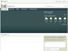 Tablet Screenshot of kjelsasvel.velnettbeta.no