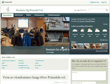 Tablet Screenshot of hauketoogprinsdalvel.velnettbeta.no